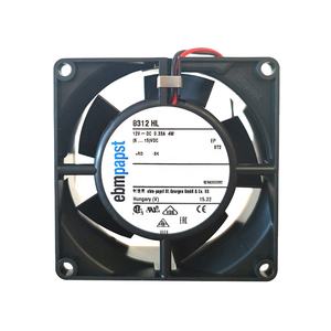 Ventilador Axial ebmpapst 8312HL 80*80*32mm 12V DC 4W 5.8A 39.4 CFM 4200RPM con Rodamiento de Bolas 43dBA para Equipos Médicos e Inversores - Product Image 1