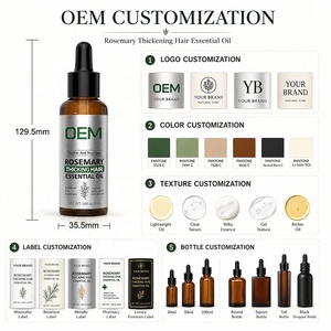 Custom Logo Rosemary Scalp Massage Oil With Vitamin E And Grapeseed Oil For Hair Root Support And Daily Nourishment - Product Image 6