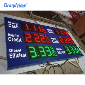 Affichage LED double face <span class=keywords><strong>pour</strong></span> extérieur, vente en gros, panneaux <span class=keywords><strong>de</strong></span> prix <span class=keywords><strong>de</strong></span> station-service à <span class=keywords><strong>7</strong></span> segments, contrôle à distance, tableau <span class=keywords><strong>de</strong></span> prix <span class=keywords><strong>de</strong></span> station-service - Product Image 3