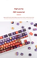 Clavier mécanique de jeu Cherry Height PBT avec touches latérales gravées sur mesure