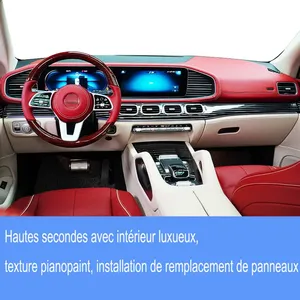 ชุดแต่งภายในลายเส้นเคลือบเงาแบบเปียโน W167 สำหรับ Mercedes-Benz GLE GLS GLE350 GLE450 GLE53 GLS400 แผงทดแทน - Product Image 4
