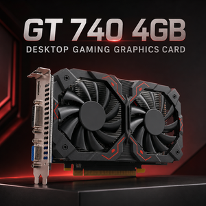 การ์ดจอเกมมิ่งรุ่นใหม่ GT740 <span class=keywords><strong>4GB</strong></span> GDDR5 128Bit พัดลมคู่ รองรับ 4K พร้อม DirectX 12 และ PCI Express 3.0 X16 สำหรับคอมพิวเตอร์ตั้งโต๊ะ - Product Image 2