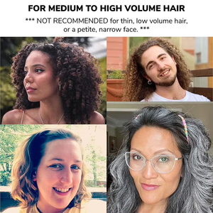 Diademas Étnicas Cuadradas de ABS Grueso para Cabello Rizado, Tamaño Mediano para Mujer - Product Image 5