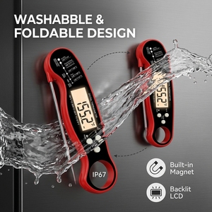 IPX6 <strong>Waterproof</strong> Digital <strong>Thermometer</strong> Digital LCD Instant Read Kitchen Food BBQ Meat <strong>Cooking</strong> <strong>Thermometer</strong> Food <strong>Thermometer</strong> - Product Image 4