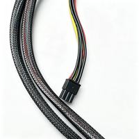 Câble d'extension haute densité double MCIO 8X PCIe pour carte mère, assemblage de câblage 30AWG 20276, faisceau de câblage GPU pour serveur de centre de données