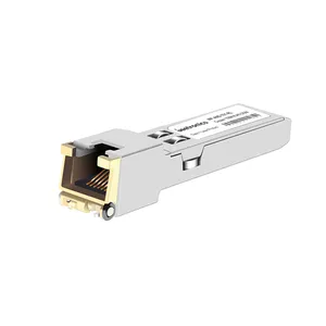 Прямая Привязка SFP 10/100/1000 Мбит/С/медный кабель 100 м RJ45 оптический трансивер