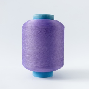 Fil de Spandex Polyester Monofilament Teint 2075 3075 4075 du Fabricant Chinois le Plus Vendu pour le Tricotage et le Tissage de Chaussettes - Product Image 1