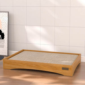 Kleintier Feldbett aus Massivholz XL Kiefernholz Nest Feuchtigkeitsbeständiges Gestreiftes Universal Haustierbett für Hunde Welpen Ganzjährig Nutzbar - Product Image 2