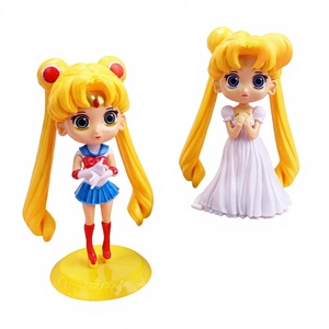 Muñeca <span class=keywords><strong>de</strong></span> Plástico Grande <span class=keywords><strong>de</strong></span> Sailor Moon, Decoración Japonesa, Falda Larga Blanca, Adorno para Pastel <span class=keywords><strong>de</strong></span> Sailor Moon - Product Image 1