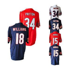 批发球衣缝制美式足球球衣18凯勒·威廉姆斯15罗马奥登泽34沃尔特·佩顿 - Product Image 5