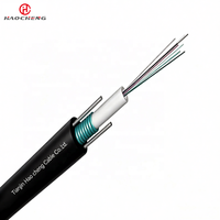 Câble à fibres optiques GYXTW 2/4/6/8 cœurs monomode G652D, tube lâche non métallique, gaine PE, FTTH pour installation aérienne longue portée