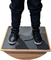 Youlike Core Strength Planche d'équilibre professionnelle en bois antidérapante pour la relaxation musculaire, utilisable sous le bureau