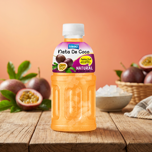 Bebida Artesanal de Puré de Maracuyá y Coco, 320 ml, Marca Privada, Saludable, Certificada HALAL e ISO, Gotta Chew - Product Image 3