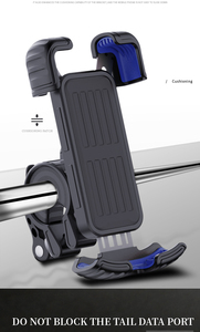 Soporte de teléfono móvil <span class=keywords><strong>para</strong></span> bicicleta con altavoz, ajuste de rotación de 360 grados, cuatro esquinas, protección de paquete redondo - Product Image 5