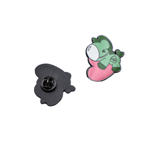 Pin de solapa de esmalte personalizado con diseño de caballo animal lindo, Pin de solapa con gesto de mano en forma de corazón y mensaje de <span class=keywords><strong>promesa</strong></span>, Pin de solapa con cuentas de café - Product Image 5