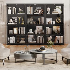 Tủ trưng bày tùy chỉnh với cửa kính acrylic, hộp trưng bày đồ cổ 5 tầng, đồ sưu tầm đồ chơi tổ chức giá & kệ trưng bày - Product Image 5