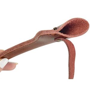 2024 Gepersonaliseerde PU Lederen Schaarhoes met Hoge Zichtbaarheid 8*20cm 28g Lichtgewicht Opberghoesje - Product Image 5