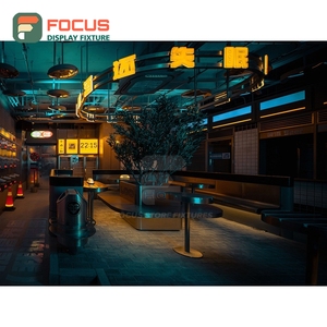 Vitrine à café commerciale avec panneau en verre trempé, configuration d'angle, armoire de café commerciale - Product Image 4