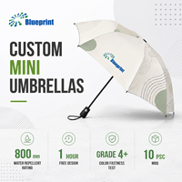 Parapluie pliant personnalisé avec logo, ouverture automatique/manuelle, toutes tailles, 88 cm, protection UPF50+, certifié GRS, réfléchissant, triple pliage, avec lumière LED, idéal pour les voyages