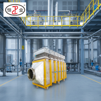 Chauffe-air électrique sur mesure 300 kW à six groupes, à brides, pour processus de réchauffement SRU, cuisson au gaz, séchage, pétrochimie