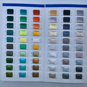 Tela satinada 100% poliéster brillante, varios colores, reciclada - Product Image 2
