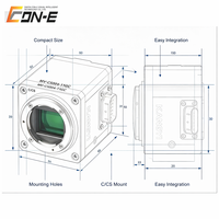 Caméra industrielle HIKROBOT MV-CS004-11GC 0.4MP 312.9fps GigE à balayage de zone et obturateur global pour inspection haute vitesse et lecture de codes-barres IMX287