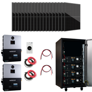 ชุดโซลาร์เซลล์ออฟกริดครบชุด EG4 6000XP X2 ความจุแบตเตอรี่ 20.48 กิโลวัตต์ชั่วโมง [KIT-E0009] ชุดพลังงานแสงอาทิตย์ครบชุดสำหรับพลังงานทดแทน - Product Image 4