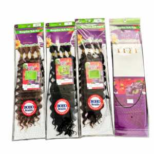 Extensiones de Cabello Sintético de Alta Temperatura de 20 Pulgadas <span class=keywords><strong>con</strong></span> Trama Única para <span class=keywords><strong>Trenzas</strong></span>, Peluca de Ganchillo, Cabello Rizado Profundo para Trenzar Estilo Diosa - Product Image 1
