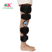 Attelle médicale orthopédique réglable à charnière pour genou, avec support de fracture et contrôle de l'amplitude de mouvement (ROM) pour l'arthrose