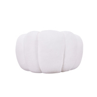 Nouvel arrivage de meubles de salon Boconcept, canapé simple blanc en forme de citrouille, chaise de loisirs en velours