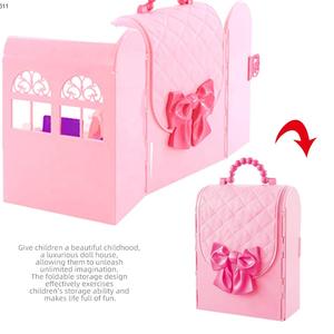 Diy Toy Dollhouse Miniatura Juegos <span class=keywords><strong>de</strong></span> rol Dormitorio Princesa Casa <span class=keywords><strong>de</strong></span> muñecas y accesorios - Product Image 3