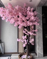 FRÜHLINGS PFLANZUNG Künstlicher Kirschblüten baum im Freien Hochzeit Hotel dekoration maßge schneiderte rosa künstliche Kirschbaum