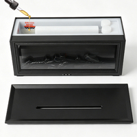 Diffuseur d'arômes et humidificateur à flamme 3D, éclairage LED, design écologique, alimentation USB, usage domestique et commercial, ultrasonique