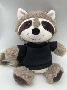 松山玩具 カスタムキュートロゴ アライグマぬいぐるみ ジャングルアニマルドール ラグドール ソフトプラッシュアライグマおもちゃ 子供向けギフト - Product Image 3