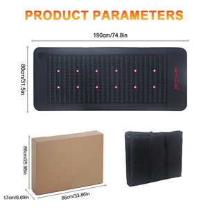 Btws Professionele Pu Amethist Toermalijn Kristal Pad Sauna Blanekt Verwarmingsmat Voor Lichaamszweet - Product Image 3