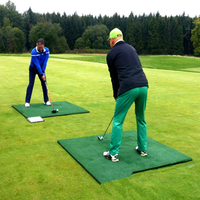 Tapis d'entraînement de golf 3D personnalisé à prix d'usine, tapis de pratique du swing 1500x1500mm, épaisseur 35mm