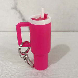 Moda creativa aleación PVC taza vaso llavero <span class=keywords><strong>con</strong></span> Chapstick titular <span class=keywords><strong>encanto</strong></span> Bar Stash - Product Image 4