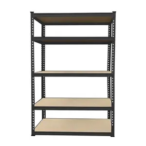 Multifunctional 5 Tiers Heavy Duty Slotted Boltless Rivet Home Kitchen Use Storage Shelf