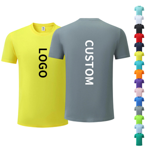 Dark Colors High Elastic Blank 100% <b>Polyester</b> Customized Your Logo <b>Tshirt</b> for Men - Product Image 1