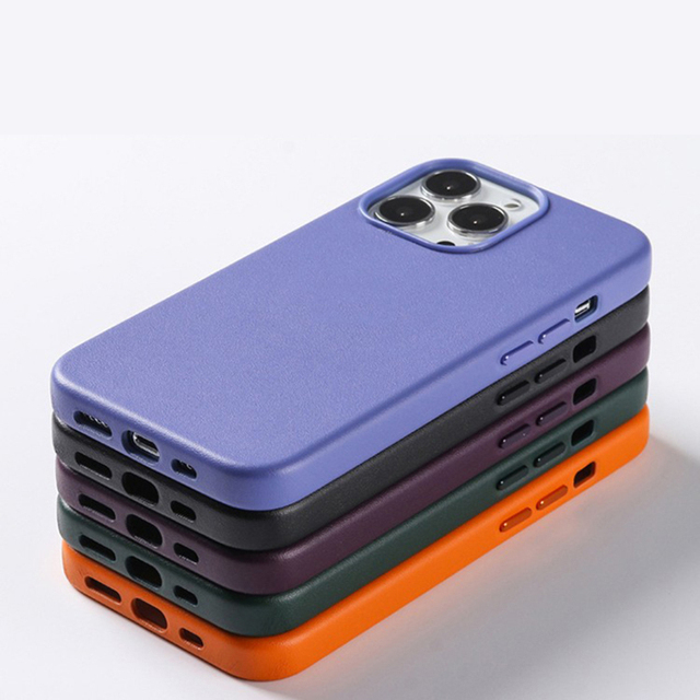 PU Leather Phone Case Luxury for iPhone 17 Mobile Phone Shell with Microfiber Cloth Metal Button for iPhone 15 Pro MAX case