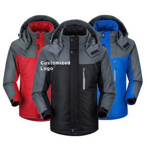 Toptan özel Logo baskılı yüksek kalite Unisex kış rüzgar geçirmez su geçirmez polar astarlı gore-tex fermuar yürüyüş açık ceket - Product Image 1