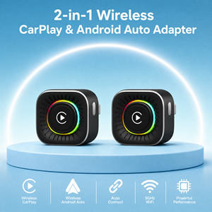อะแดปเตอร์ CarPlay ไร้สายแบบ 2-in-1 สำหรับแปลง CarPlay แบบมีสายเป็นไร้สาย พร้อมปุ่มเชื่อมต่อโทรศัพท์มือถือกับ CarPlay - Product Image 6