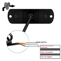 4 LED lámpara estroboscópica vehículo tornillo montaje Flash Dash Led luz de advertencia camión motocicleta 12-24V Barra de luz estroboscópica