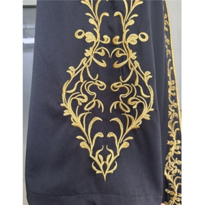 Túnica Árabe Emiratí de Lujo para <span class=keywords><strong>Hombre</strong></span>, Bisht, Abaya, Jubba Bordada a Mano, Túnica Musulmana Elegante de Primera Calidad - Product Image 4