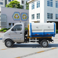 Compacteur à transmission manuelle, moteur diesel hydraulique 4x4, avec norme d'émission EURO 5, 50 kW, 3 m, pour déchets municipaux