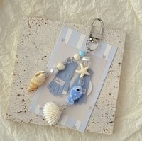 Chaîne de téléphone portable en coquillages faits main, écouteurs, chaîne Goben, accroche-sac style Instagram, accroche-appareil photo Polaroid, porte-clés