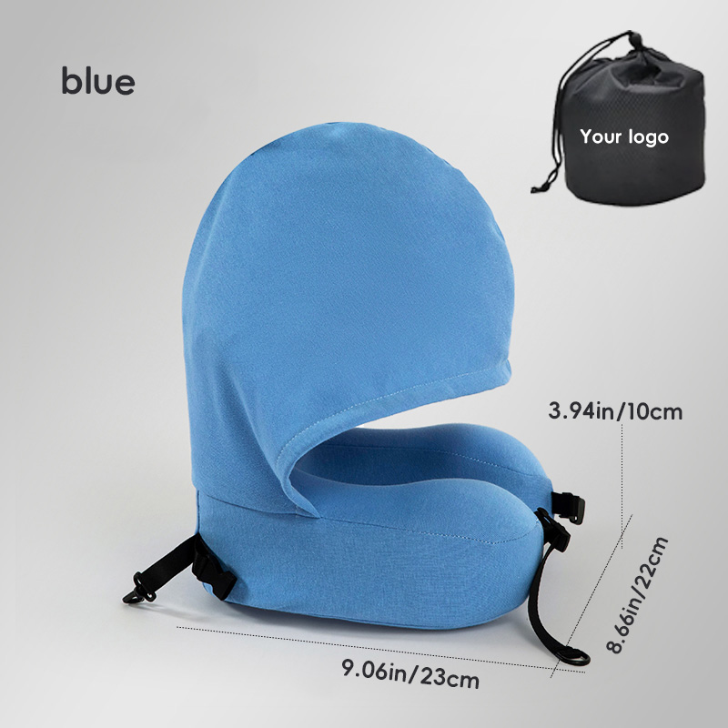 Sac de rangement bleu pour chapeau