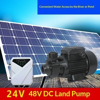 Pompa Sentrifugal Tenaga Surya DC 24V Kecil untuk Penggunaan Rumah Tangga, Mengekstraksi Air Sungai/Danau, Pompa Air Tenaga Surya Submersible OEM ODM