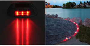 Солнечный Дорожный маркер в форме подковы с мигающими светодиодными бусинами - Product Image 3