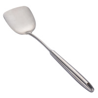 Ensemble de 7 ustensiles de cuisine élégants en acier inoxydable Passoire de cuisson en métal de haute qualité Cuillère à soupe Spatule à frire pour usage domestique